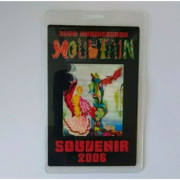 Mountain Leslie West Souvenir Backstage Pass Hard Rock Music 35th Anniversary - Picture 2 of 4